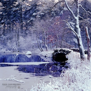 Snow Bridge - Hopedale Parklands, Hopedale, Massachusetts